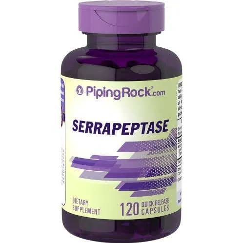 Piping rock serrapeptase 120000 spu x 120