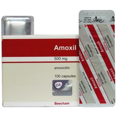 AMOXIL 500MG CAPS X12