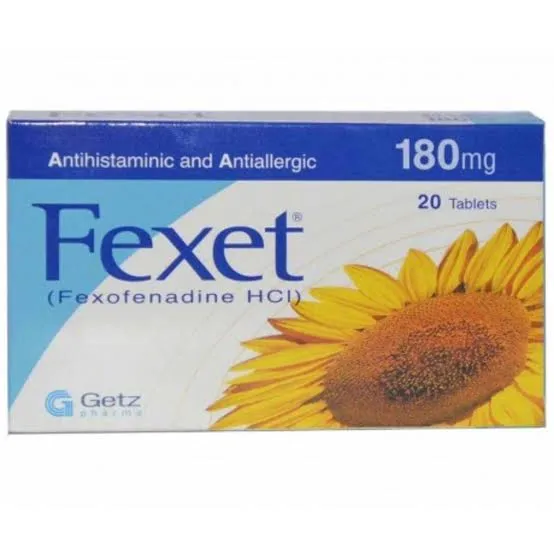 Fexex 180mg by 20 tablets