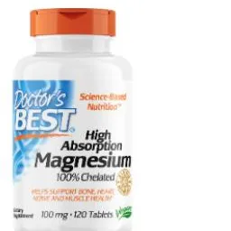 Doctor's Best High Absorbtion Magnesium 100% Chelated 100 mg x 120 tabs