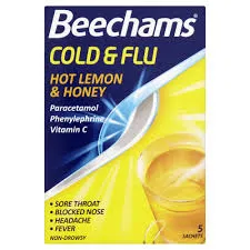 BEECHAM HOT POWDER X 5