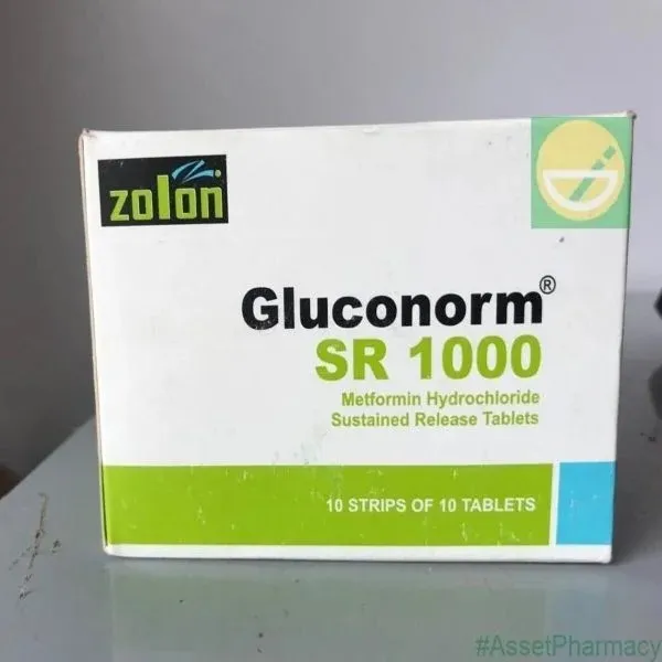 Gluconorm SR 1000 (Metformin Hydrochloride)