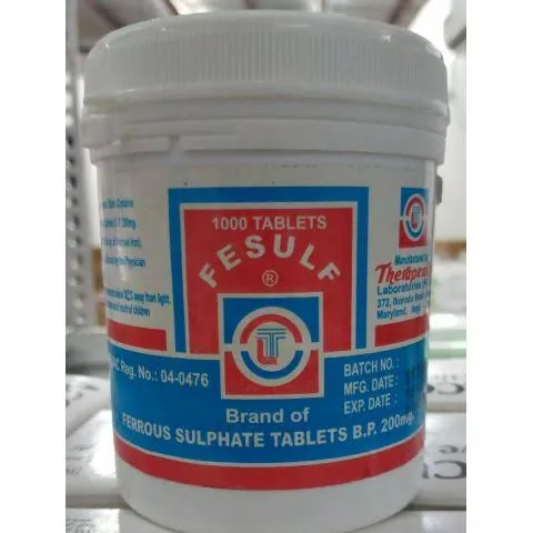 FESULF TABS X1000 BOTTLE