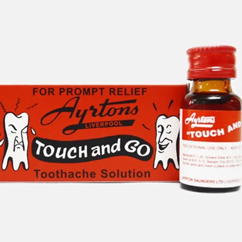 Touch and Go toothache solution