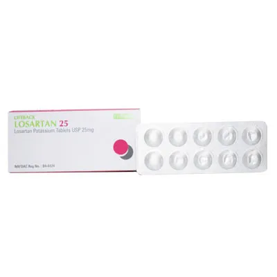 Losartan 25 (LIFEBACK) by 30 Tablets