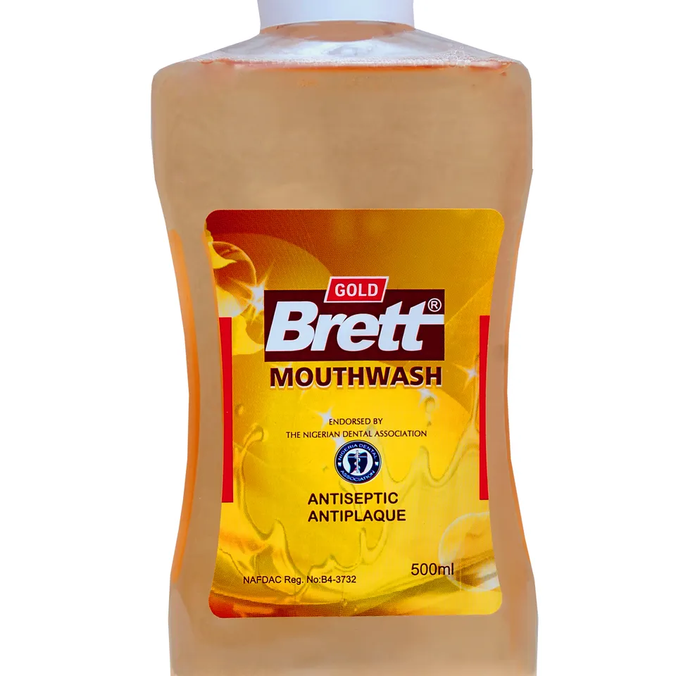 Brett Gold Mouthwash 250ml