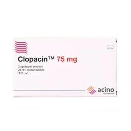 Clopacin 75mg by 28 Tablets