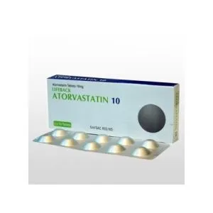 Atorvastatin 10 by 30 Tablets(LIFEBACK)