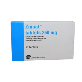Zinnat 250mg by 10 Tablets | Cefuroxime