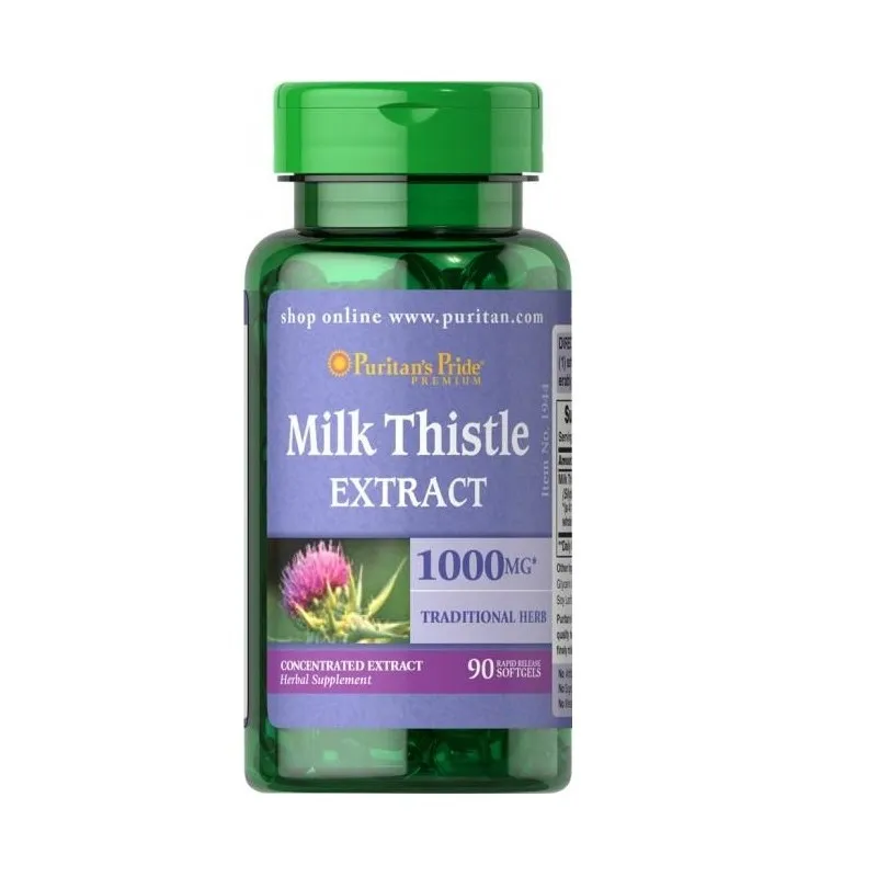Milk Thistle EXTRACT 1000mg by 90 softgels (PP)