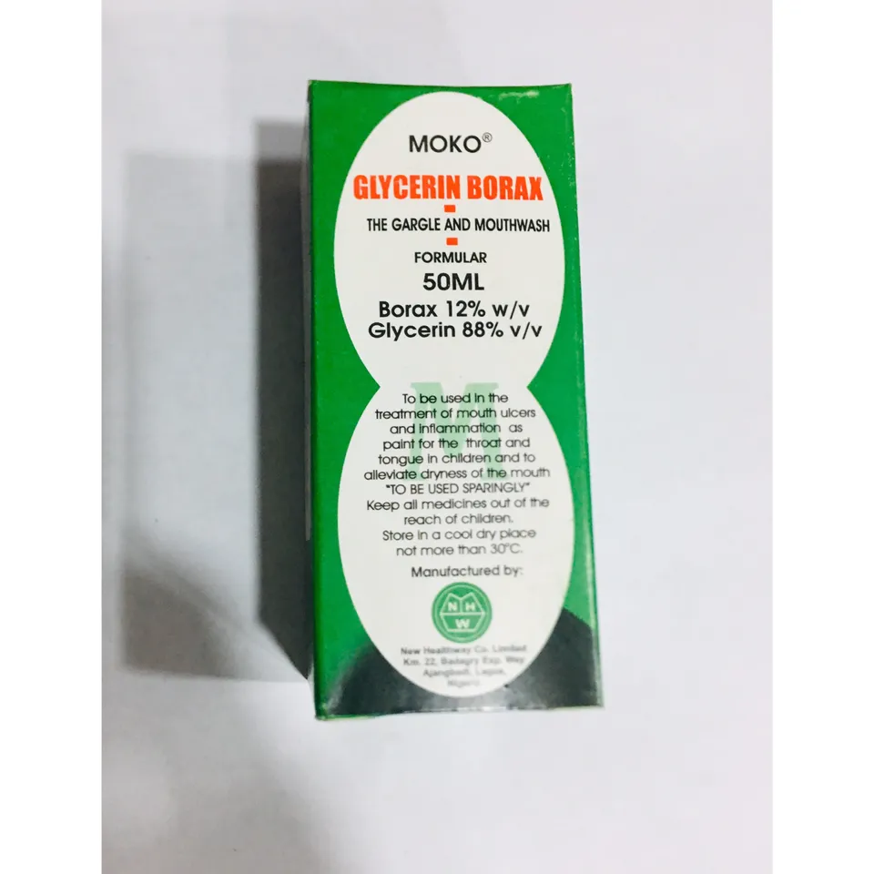 Glycerin borax Moko