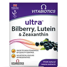 Ultra Bilberry,Lutein And Zeaxanthin by 30 Tablets