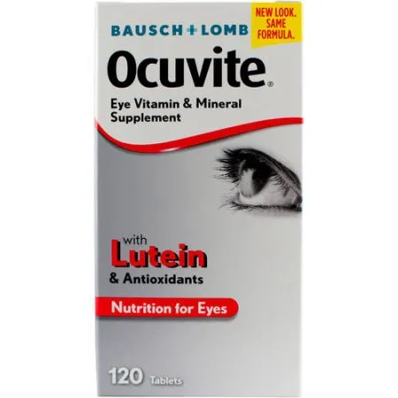 Ocuvite Eye Vitamin and Mineral Supplement with Lutein and Antioxidants X120
