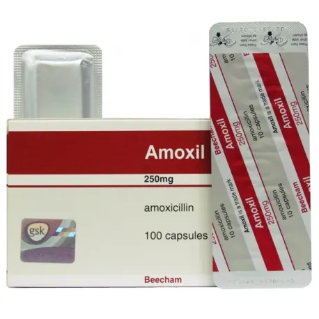 Amoxil 250mg by 10 capsules