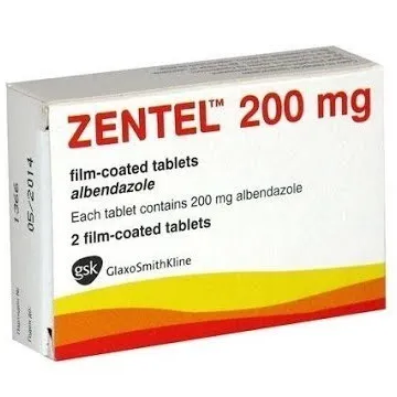 Zentel 200mg by 2 Tablets | Albendazole